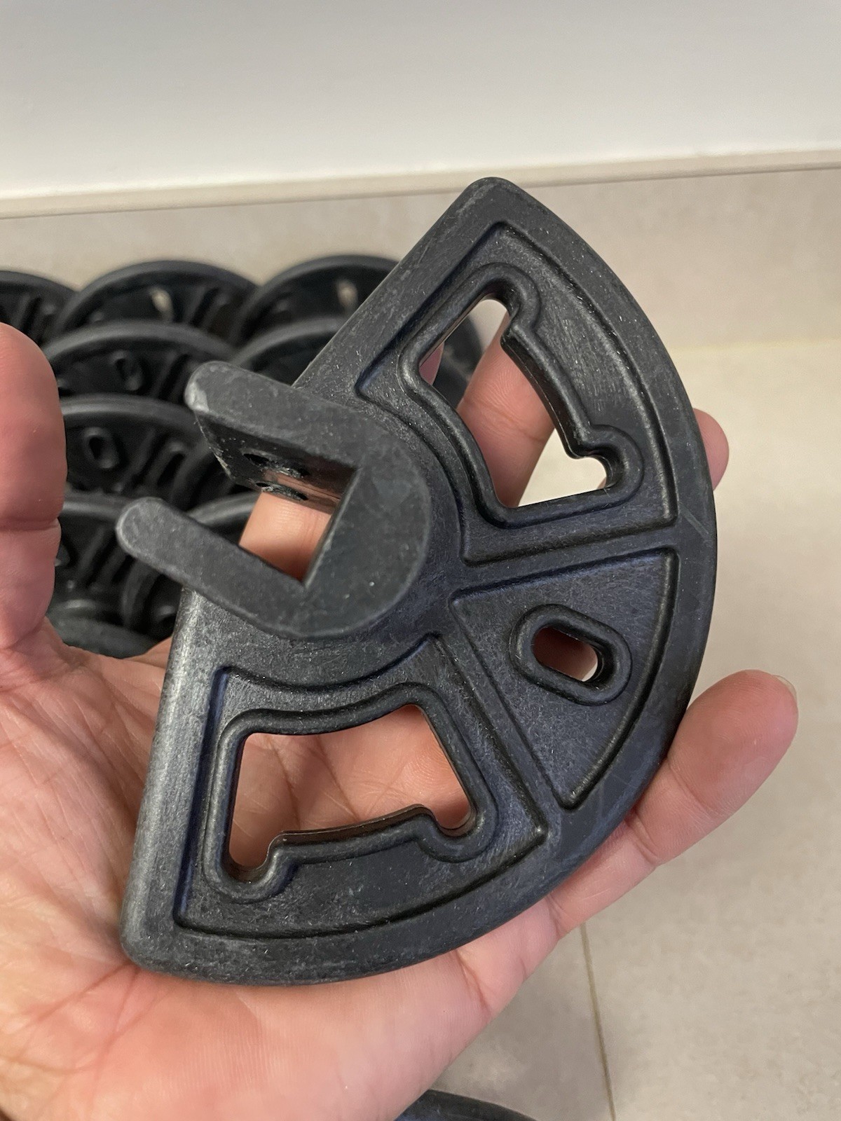 READ DESCRIPTION- Pack Of 56 Snow Guards For Standing Seam for Metal Roofs