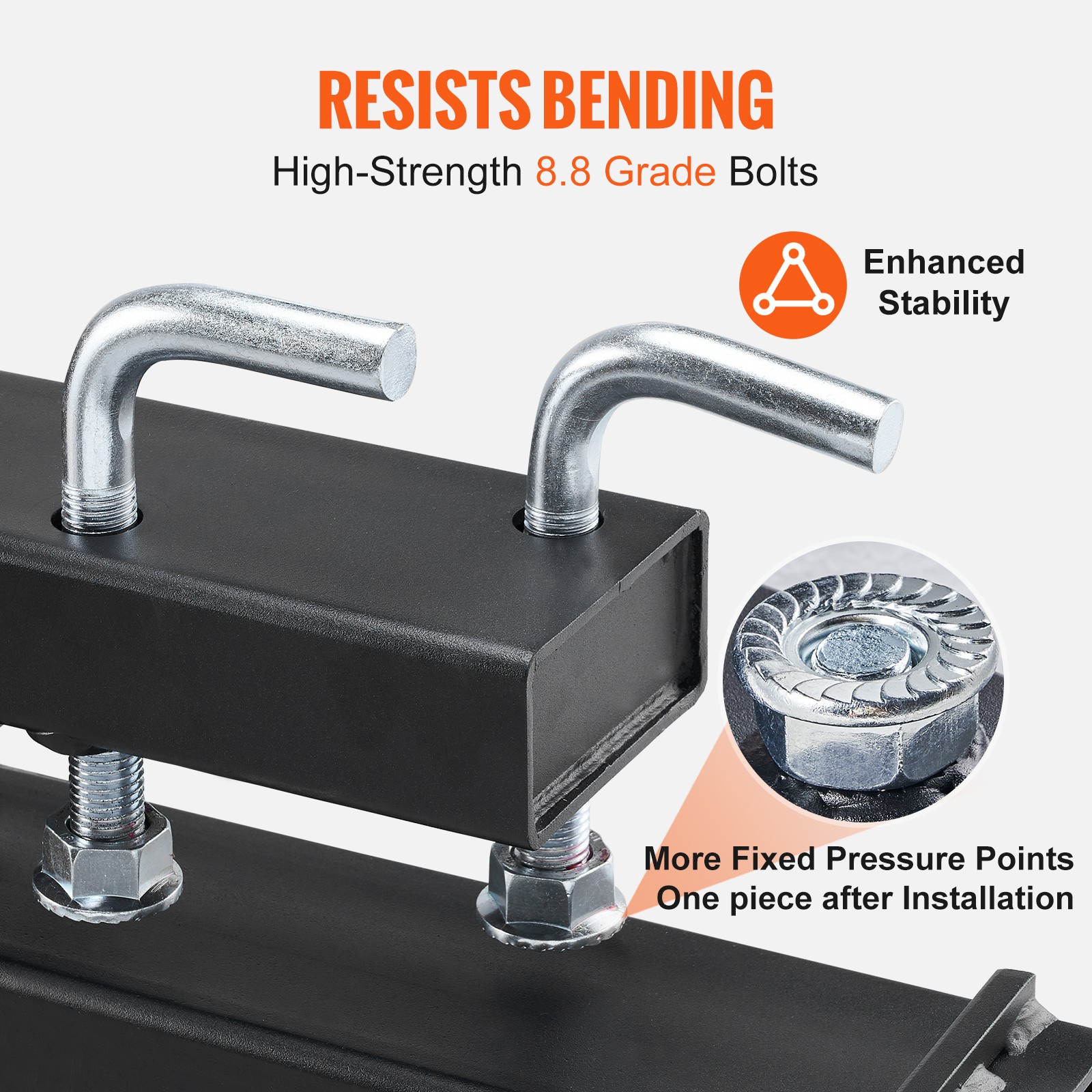 Clamp on Pallet Forks 4000 lbs Tractor Forks 60" Adjustable Bucket Forks