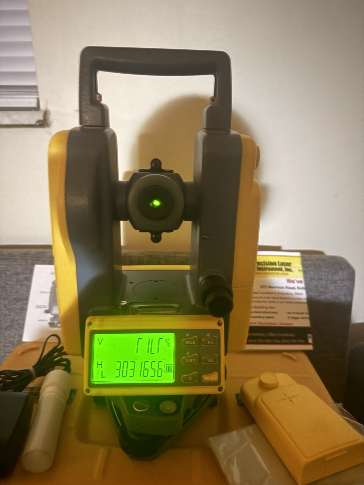 Spectra Precision DET-2 Digital Electronic Theodolite, a precision instrument