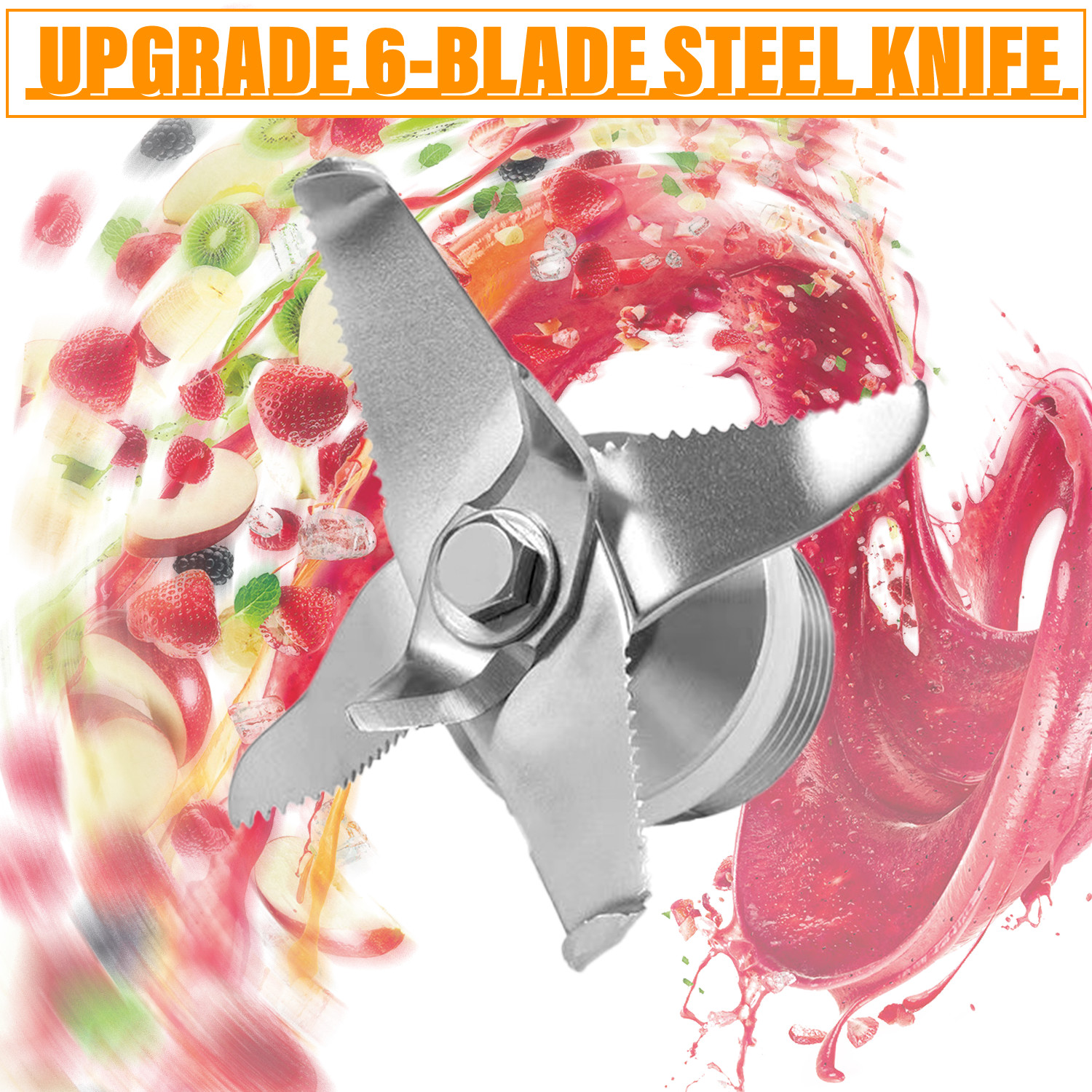 Professional Blender Commercial Countertop Blenders 68 oz Smoothies Shakes