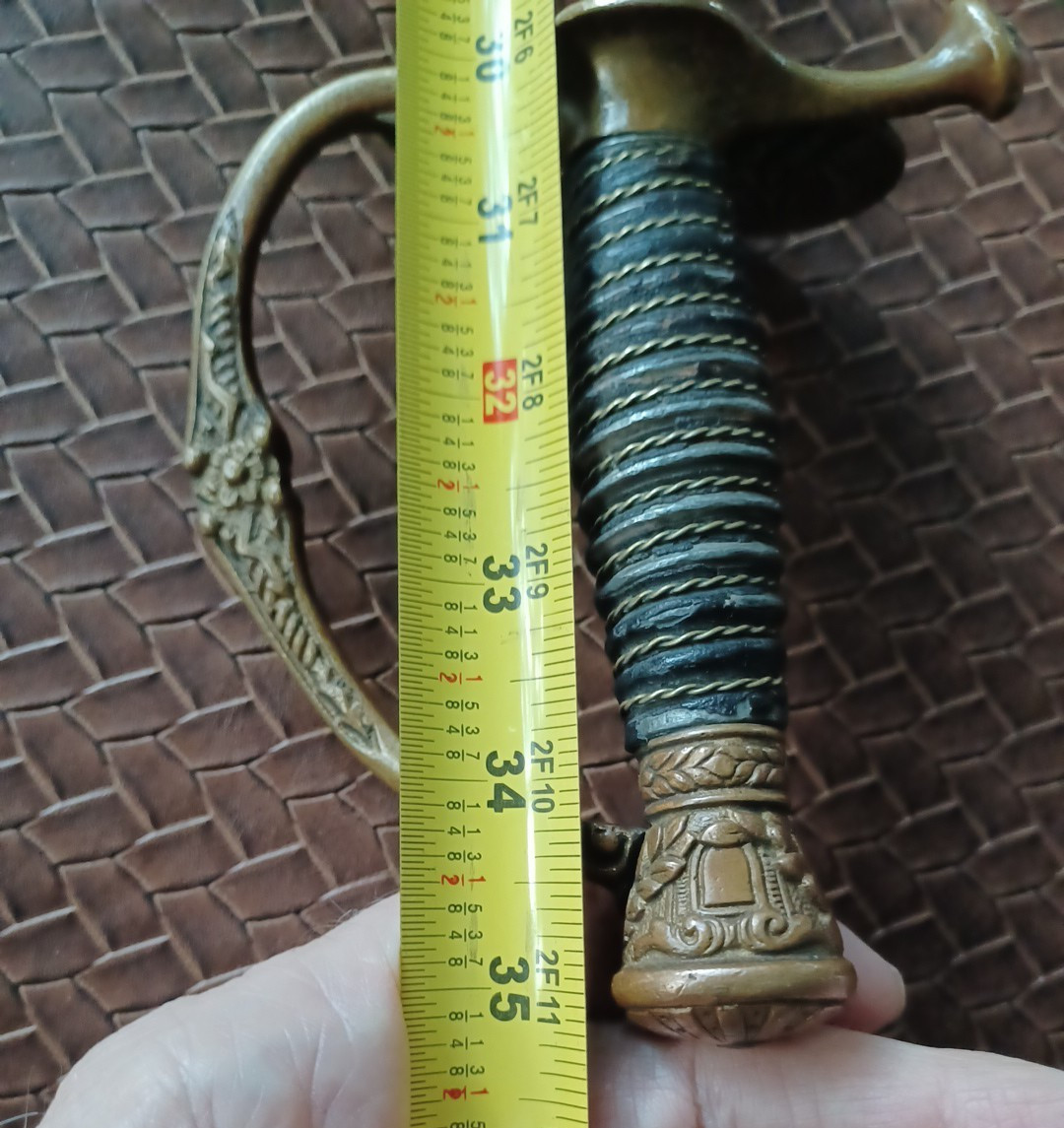 U.S. Army Officer Dress Sword Model 1902 Eagle Guard Solingen Blade c.1895–1918