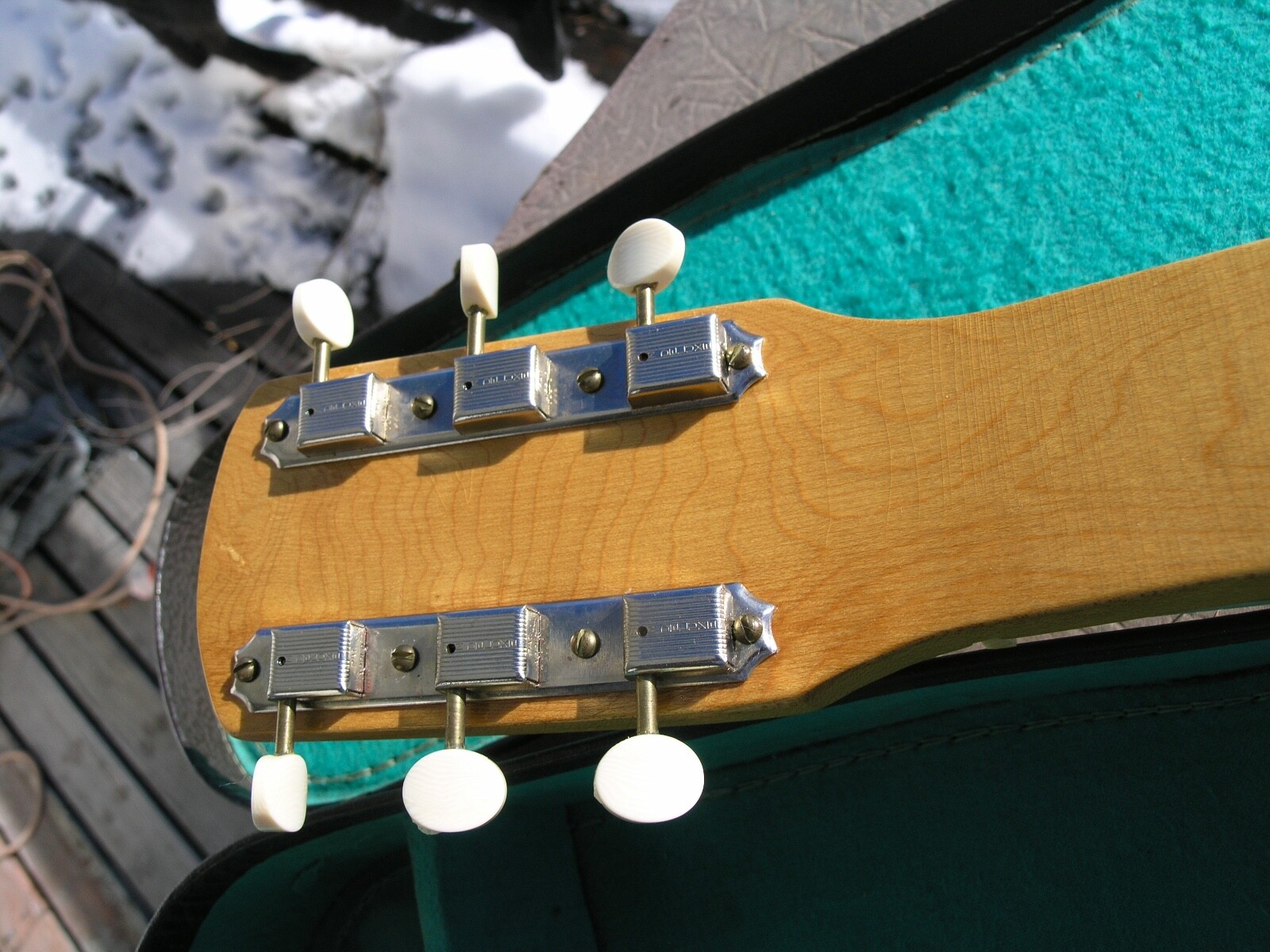 c.1950 ALAMO EMBASSY LAP STEEL GUITAR & Original HARD CASE