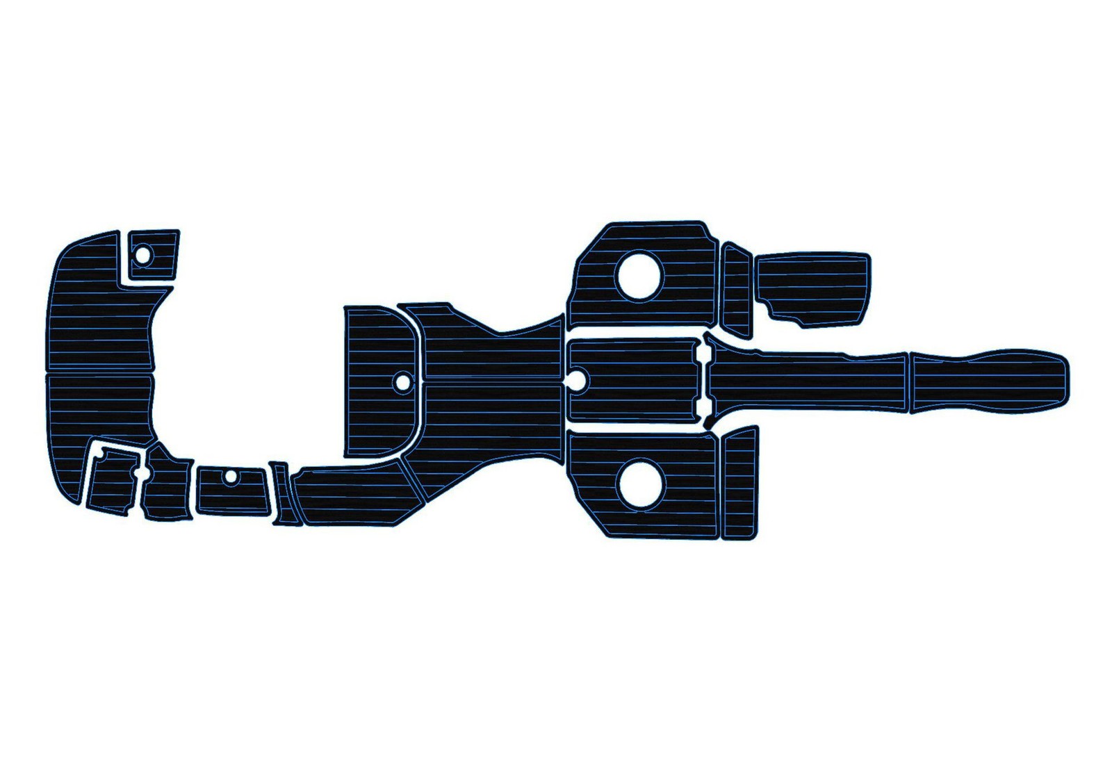 2012-2016 Monterey 264 FS BR Faux EVA teak Marine Floor