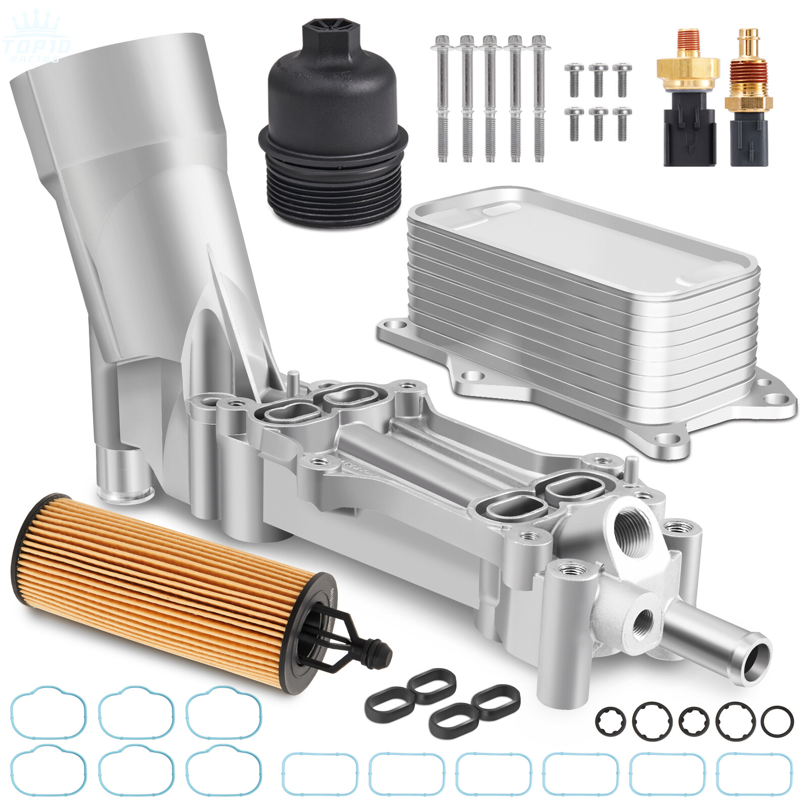Engine Oil Cooler Filter Housing Assembly For Dodge Chrysler Jeep 2011-2016 3.6L
