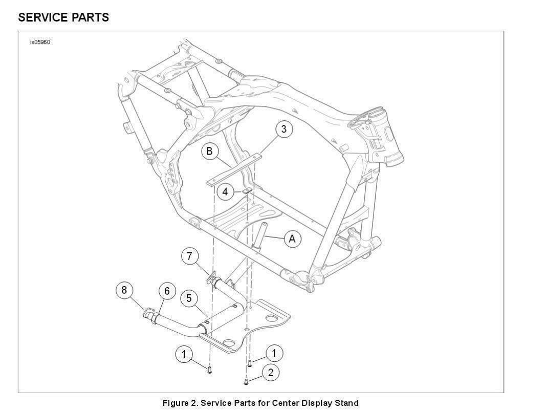 Adjustable Center Stand Fit For Harley Touring 91573-09A Street Road Glide 09-24