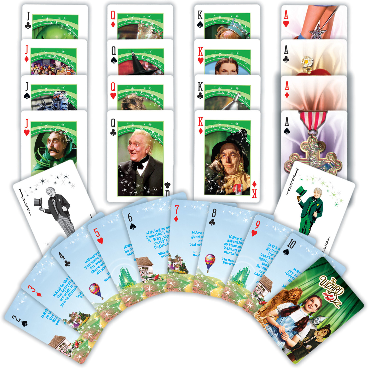 MasterPieces - Wizard of Oz Playing Cards - 54 Card Deck