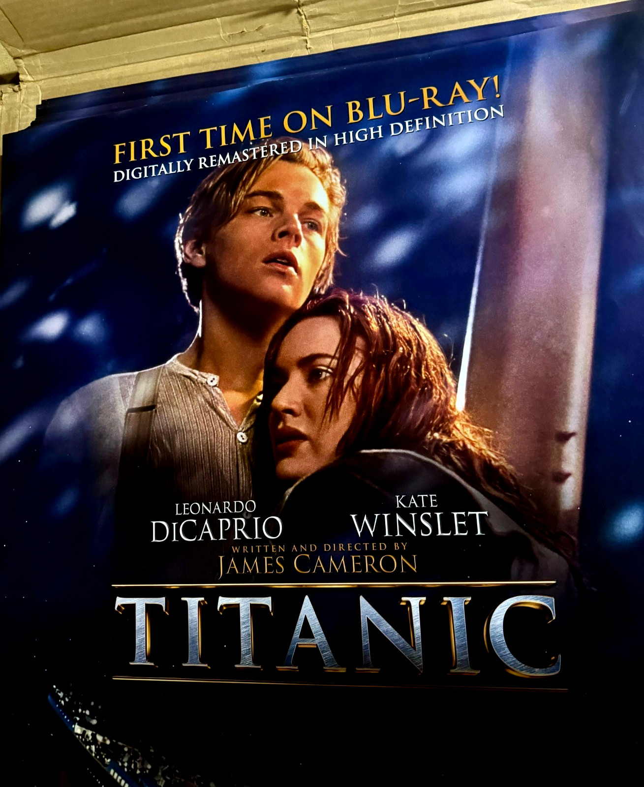Titanic the Movie - Video Store Movie Poster - NEW - Original - 27" x 40" - READ