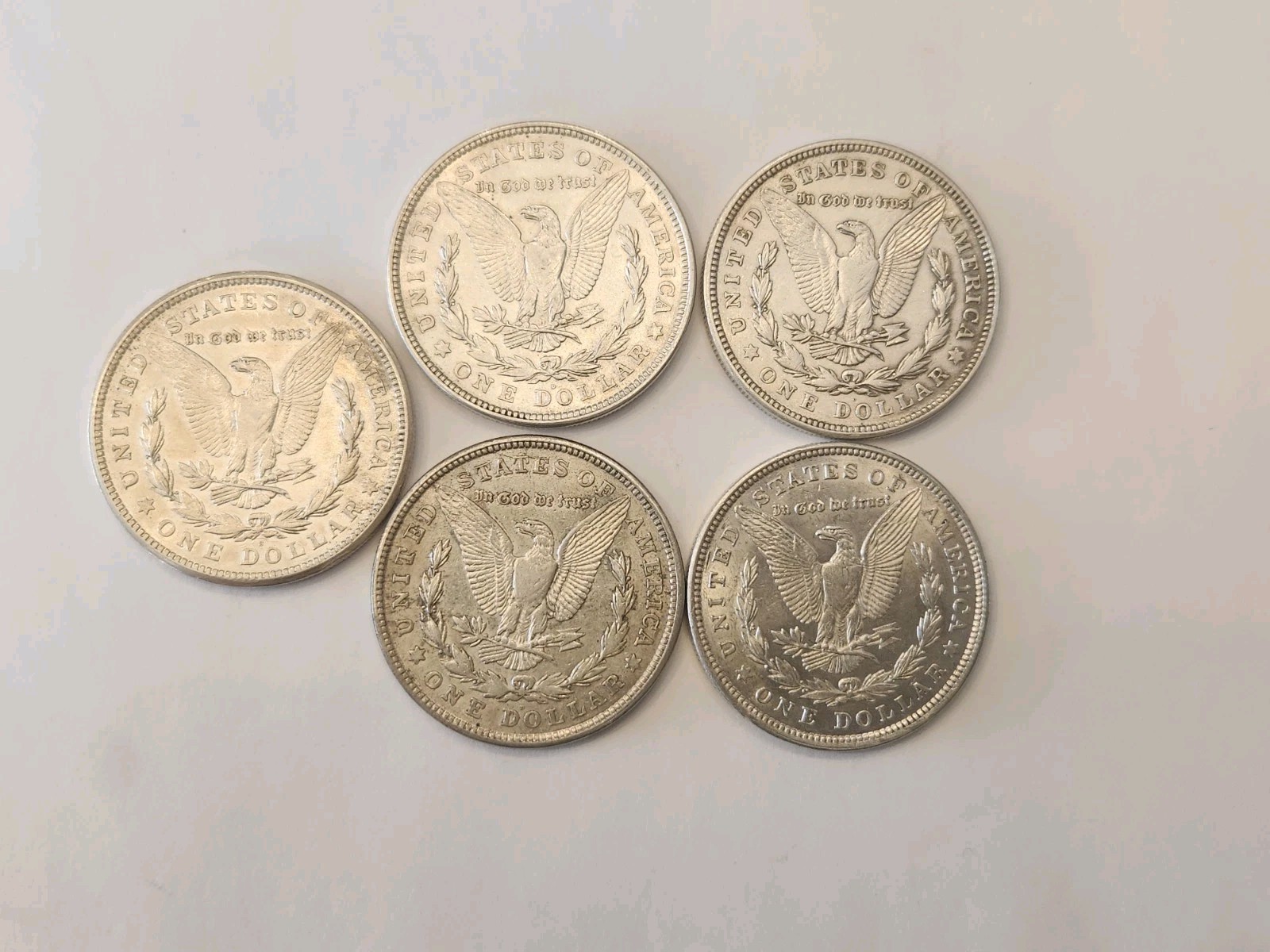 1921 HIGH GRADE 90% SILVER MORGAN DOLLARS SOLD AS CULLS DUE TO POSS CLEANING