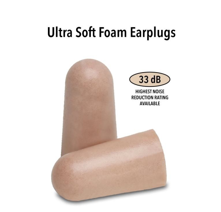 Mack'S Ultra Soft Foam Earplugs, 50 Pair - 33Db Highest NRR, Comfortable Ear Pl