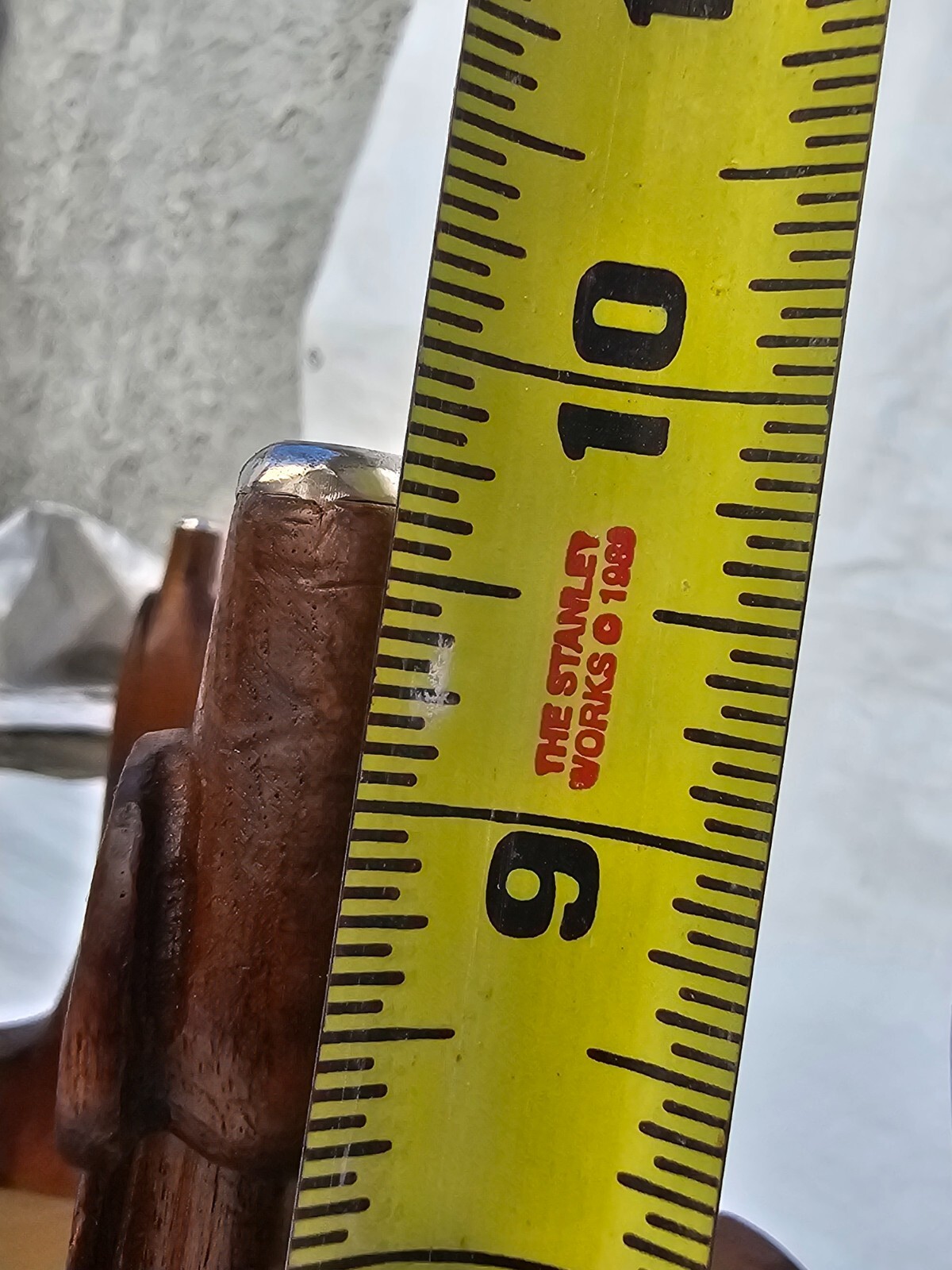 Antique 1930s French Louis XV Footstool – Carved Wood Cabriole Legs Needlepoint