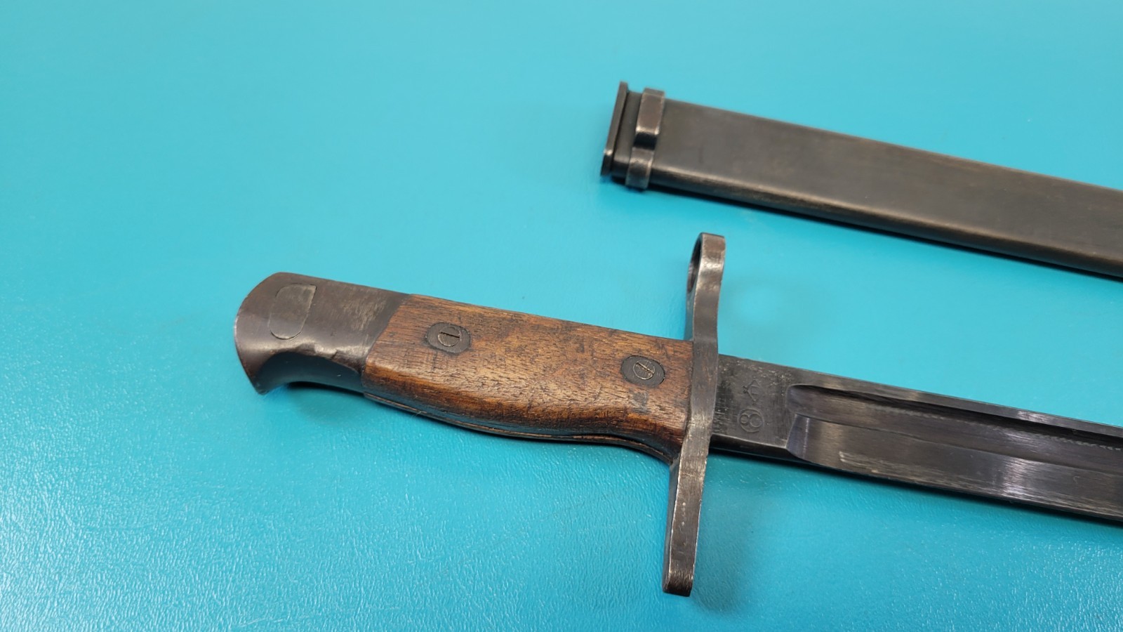 WWII Japanese Type 30 Rifle Bayonet TALW Arsenal Low S/N# + Scabbard TR843