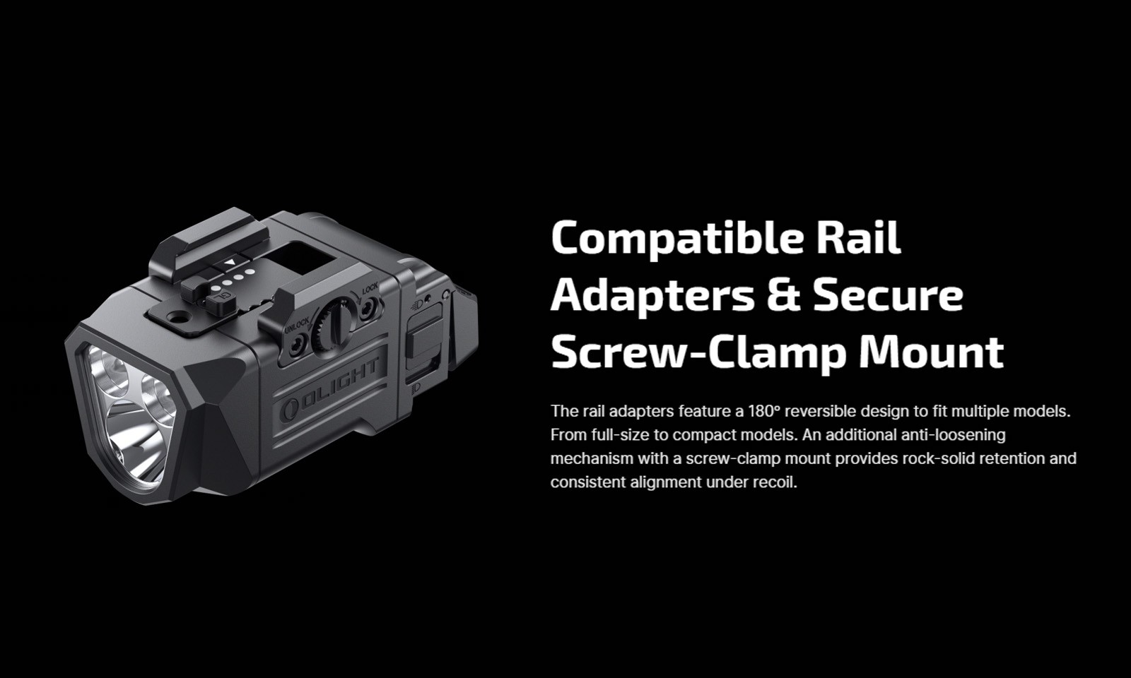 Olight PL X 1200 Lumen Rechargeable Mountable Flashlight