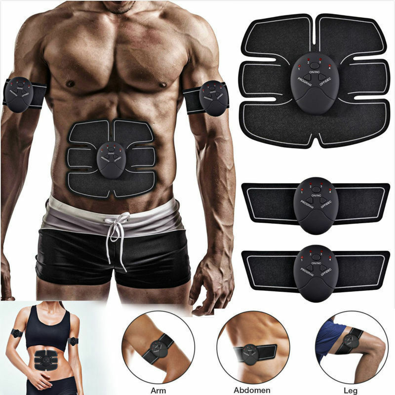 Ultimate EMS AB & Arms Muscle Simulator ABS Training Home Abdominal Trainer Set