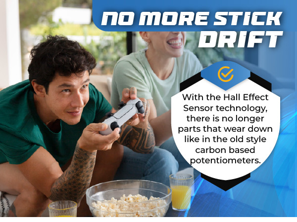 SOSS GAMING® Hall Effect Joysticks UPGRADE Kit for PS5 Dualsense Controllers (2)