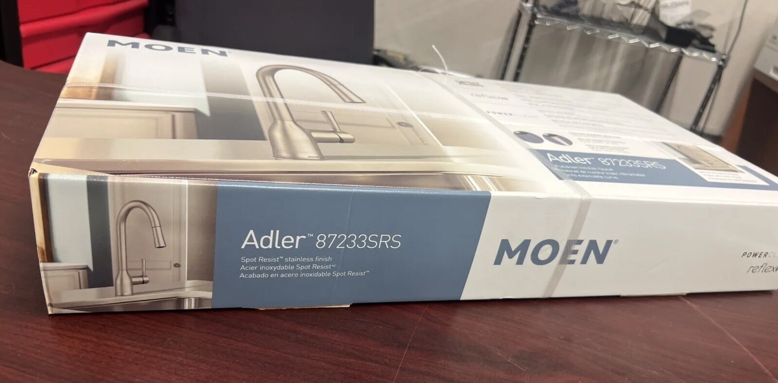 Moen Adler Kitchen Faucet 87233SRS Spot Resist Stainless Steel