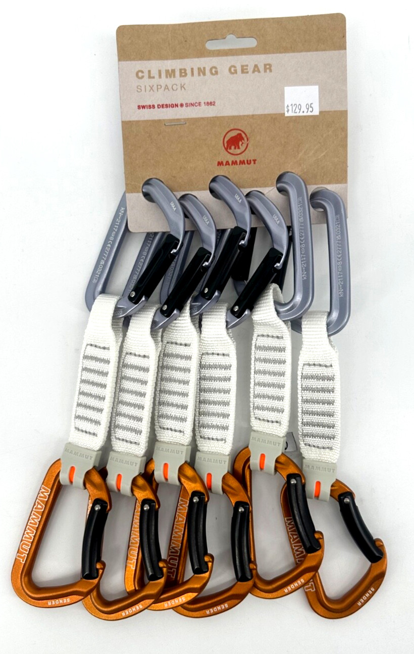Mammut Sender Keylock 12 cm 6-Pack Quickdraws