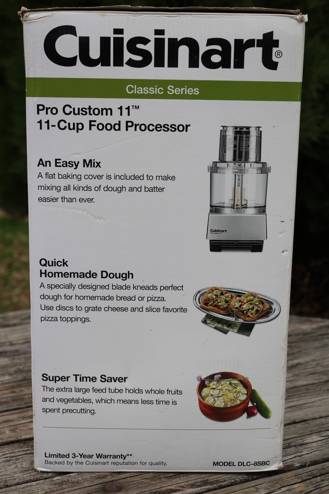 Cuisinart Custom Pro 11-Cup Food Processor DLC-8SBC Professional New Open Box