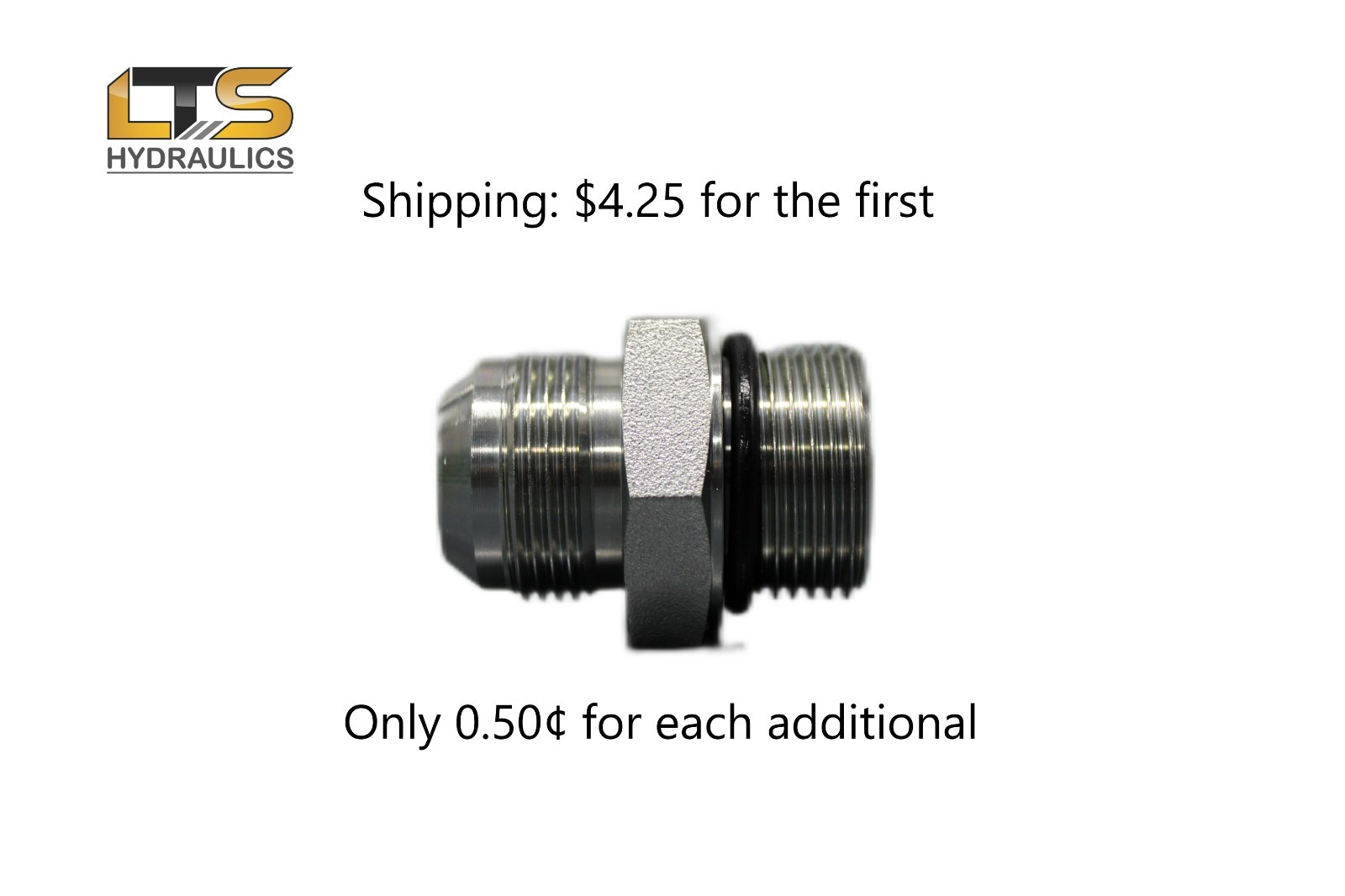 3/8" Male JIC x 1/2" Male BSPP British Parallel Pipe Straight Adapter 9002-06-08