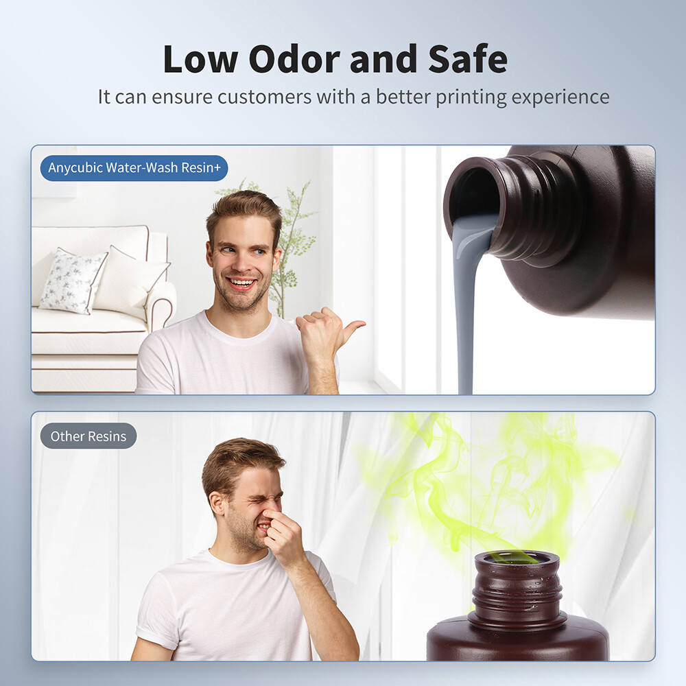 【Buy 5 Pay 3】Anycubic Water Washable Resin Low Shrinkage for LCD DLP 3D Printer