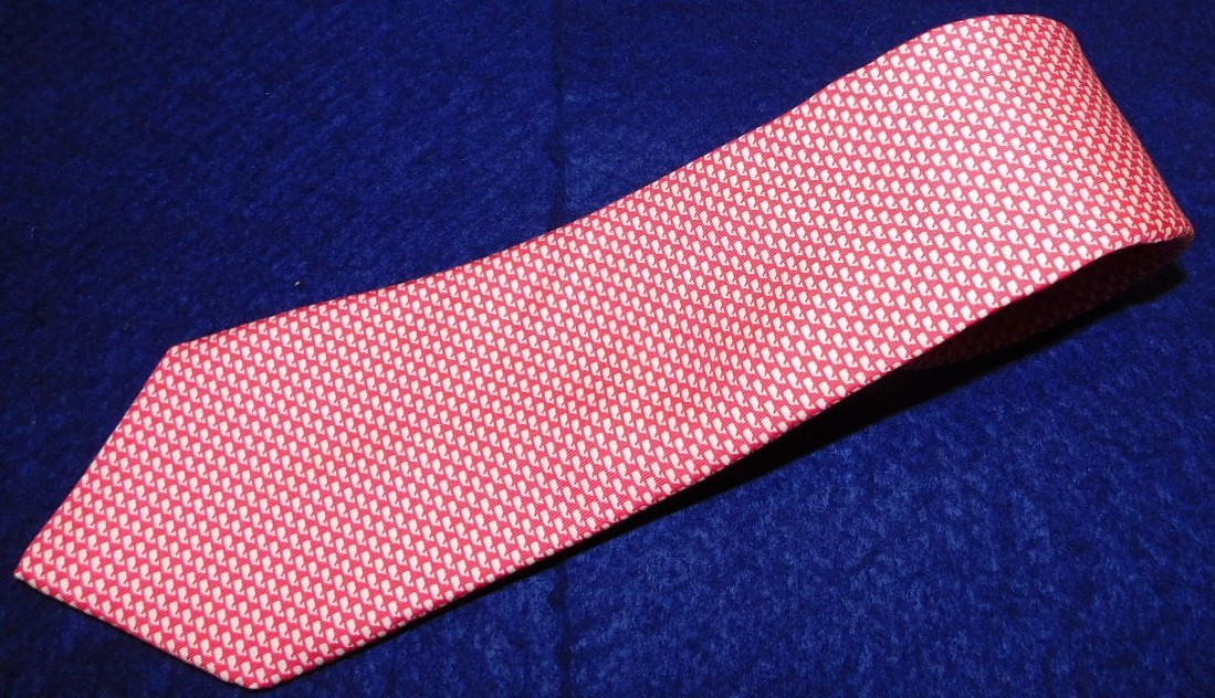 BOY'S VINEYARD VINES MADE IN U.S.A. RED/WHITE WHALE MOTIF TIE - DESIGNER TIES.