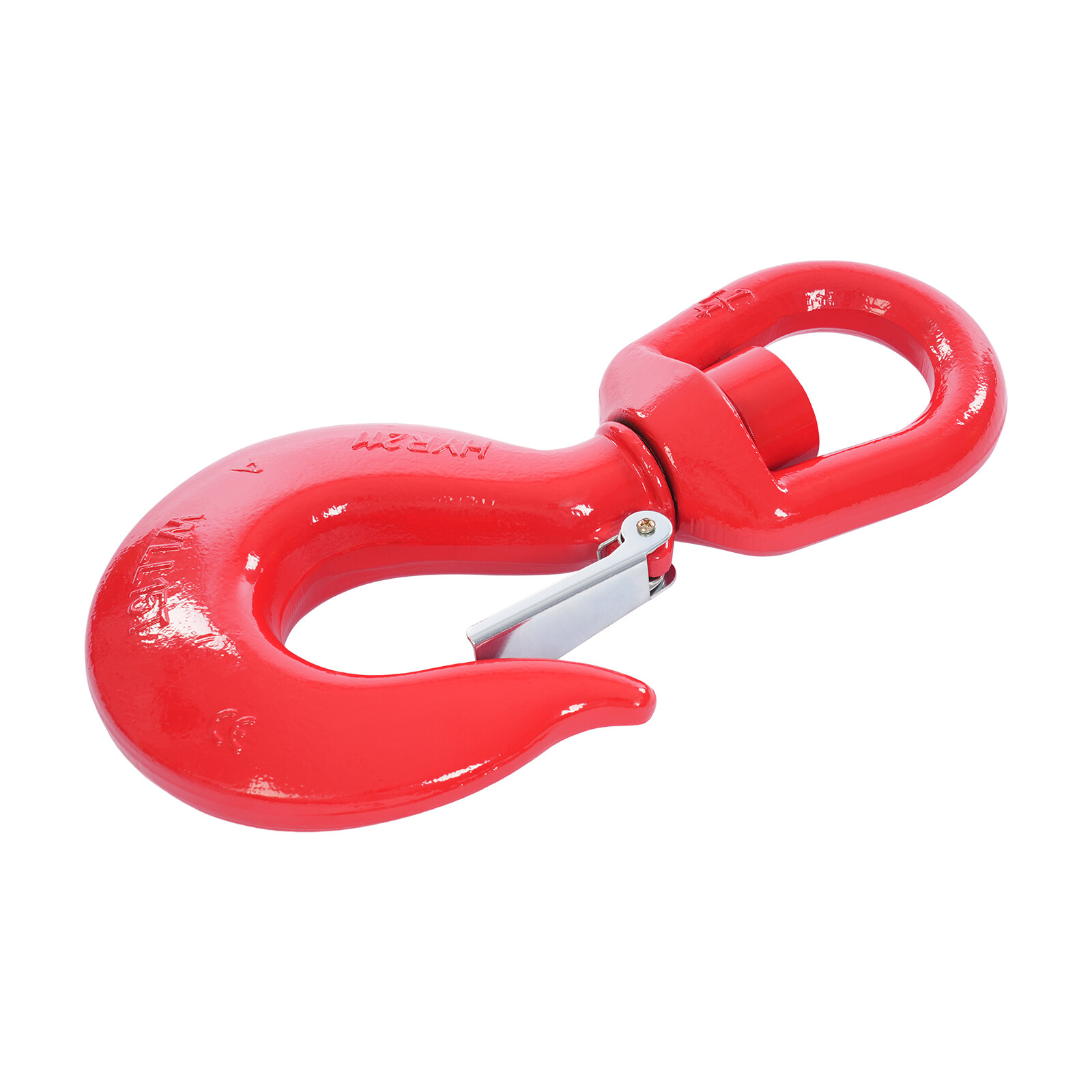 15 Ton Swivel Lifting Hook Heavy Duty Round Rotating Hook with Safety Latch