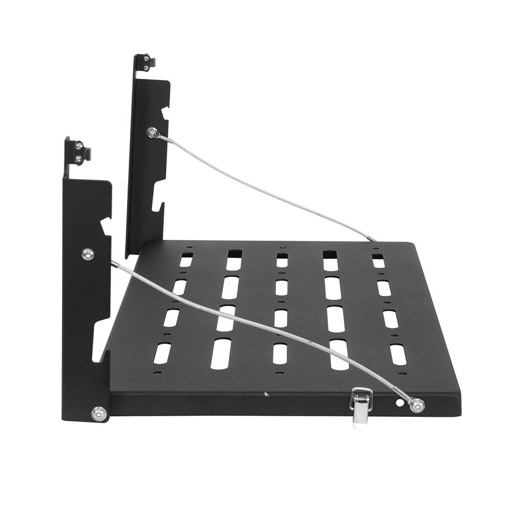 Black Steel Tailgate Table Foldable Cargo Shelf fit 1997-2006 Jeep Wrangler TJ