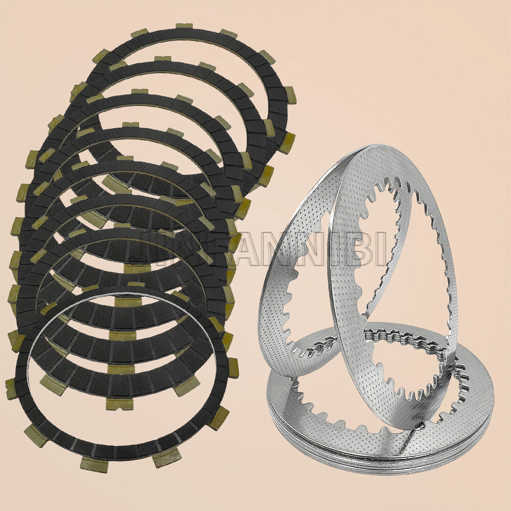 Clutch Friction Steel Plates Kit for Yamaha YZF R1 1998 1999 2000 2001 2002 2003
