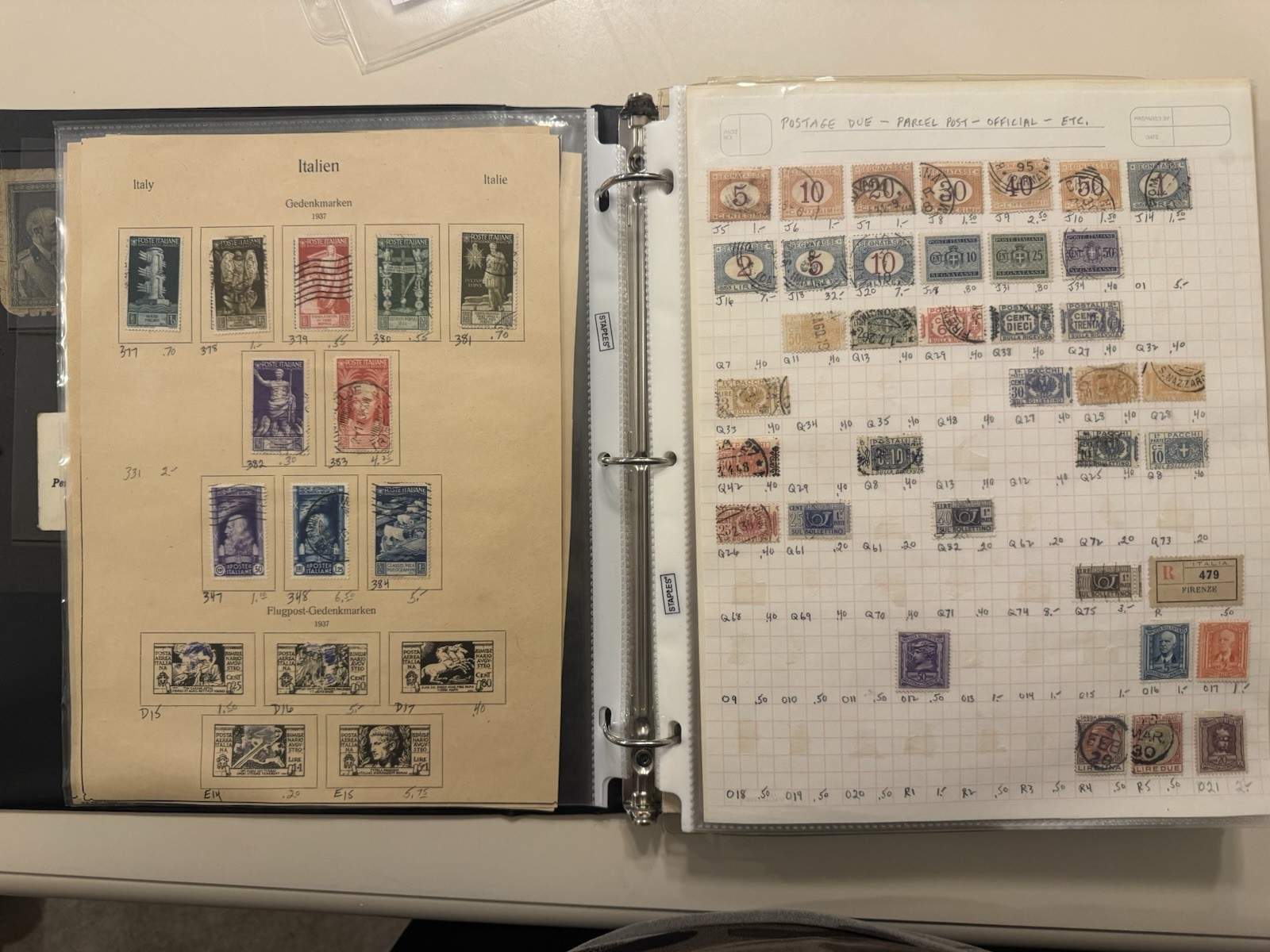 Italy Stamp Collection 2000+ Stamps Italy, Italian Themed, BV $10k+