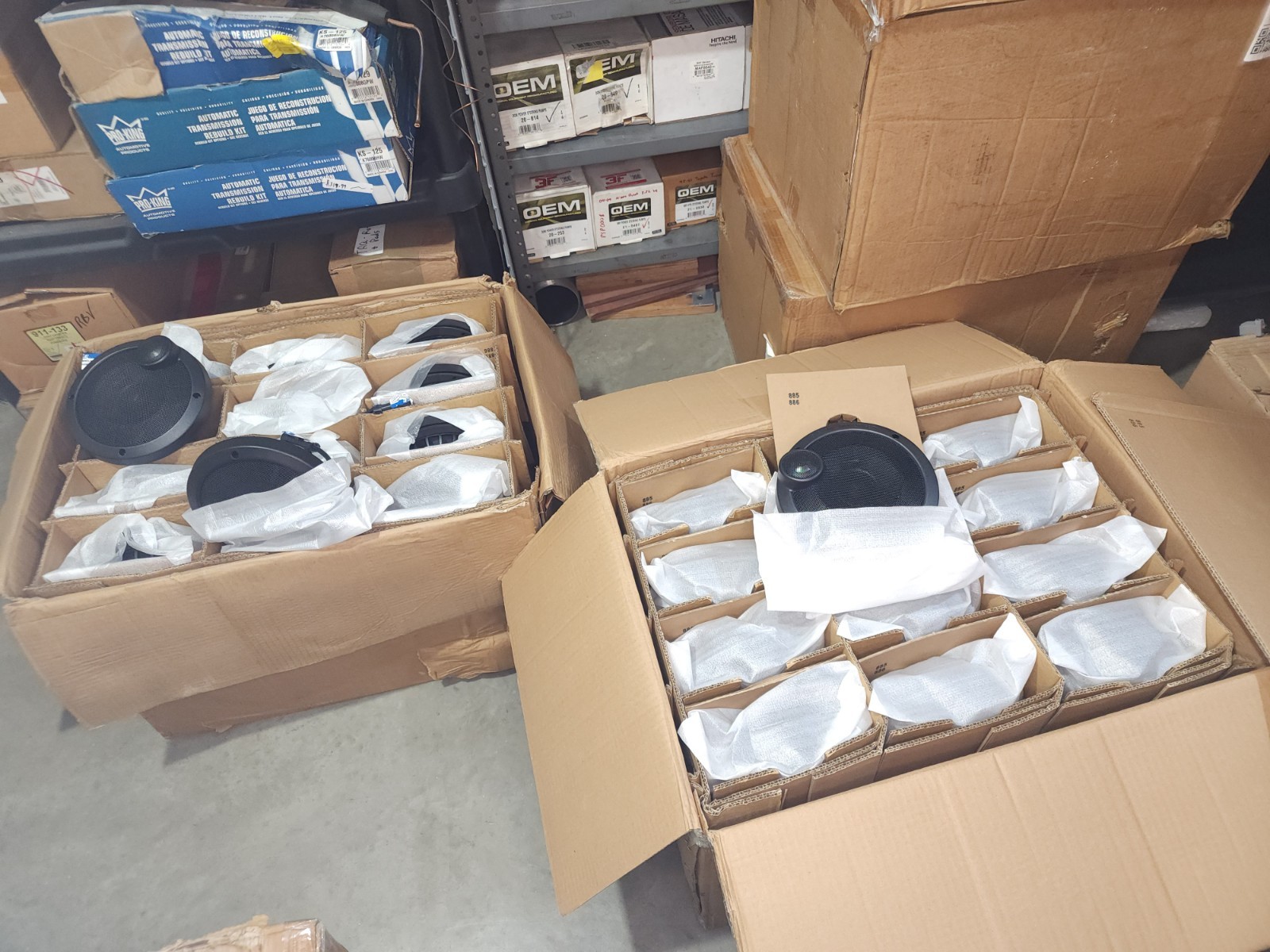 2 x OEM Harley-Davidson 6.5" Boom Audio Stage 2 Speakers, Left & Right