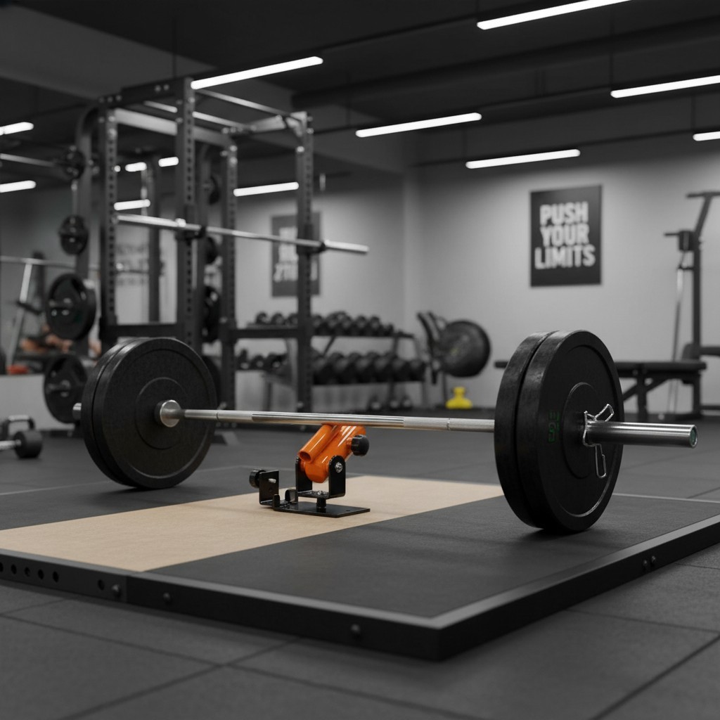 Versatile Exercise Machine Attachment for Barbell Rowing and Strength Training