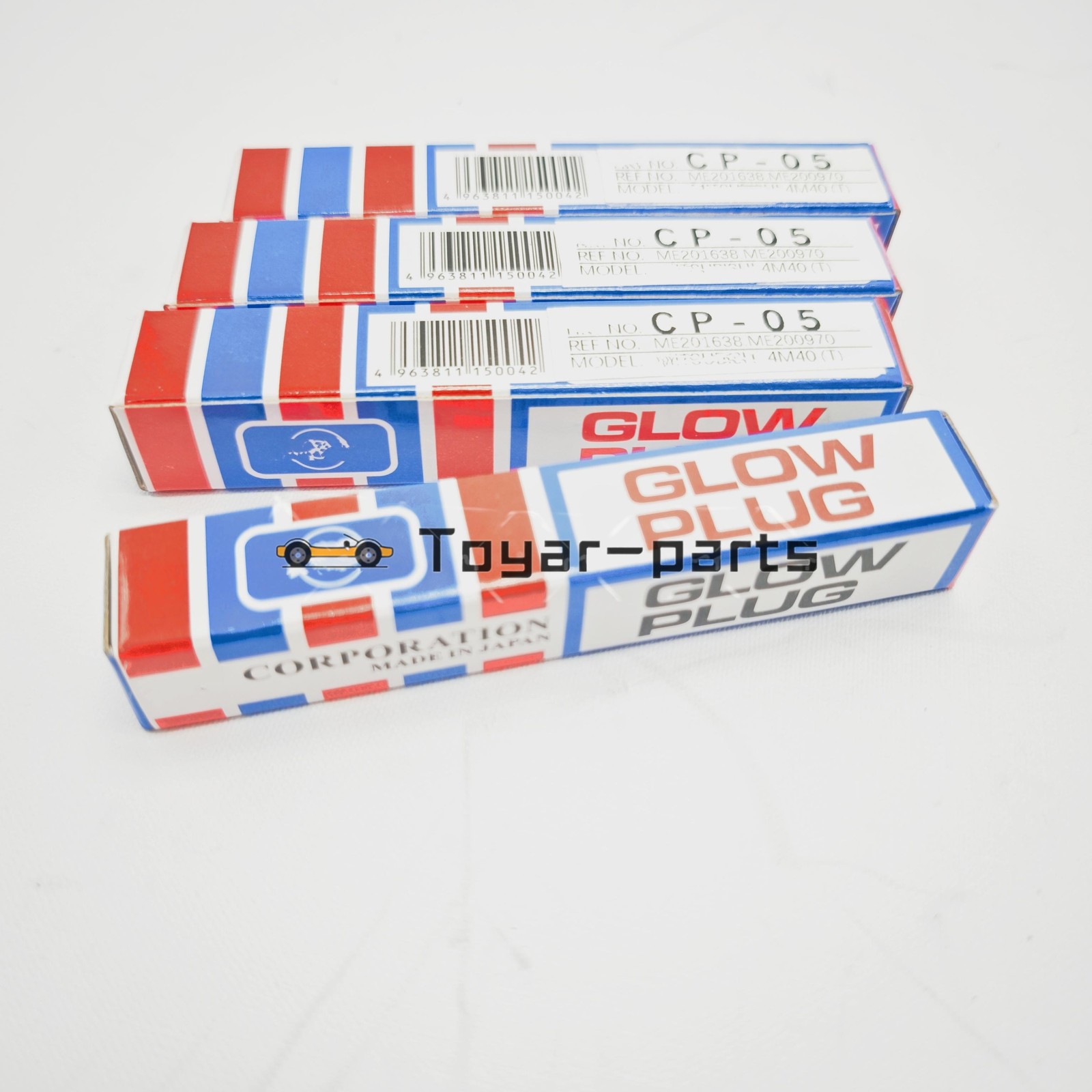 4X Glow Plug HKT CP-05 ME201638 ME200970 For Mitsubishi 4M40T 4M40