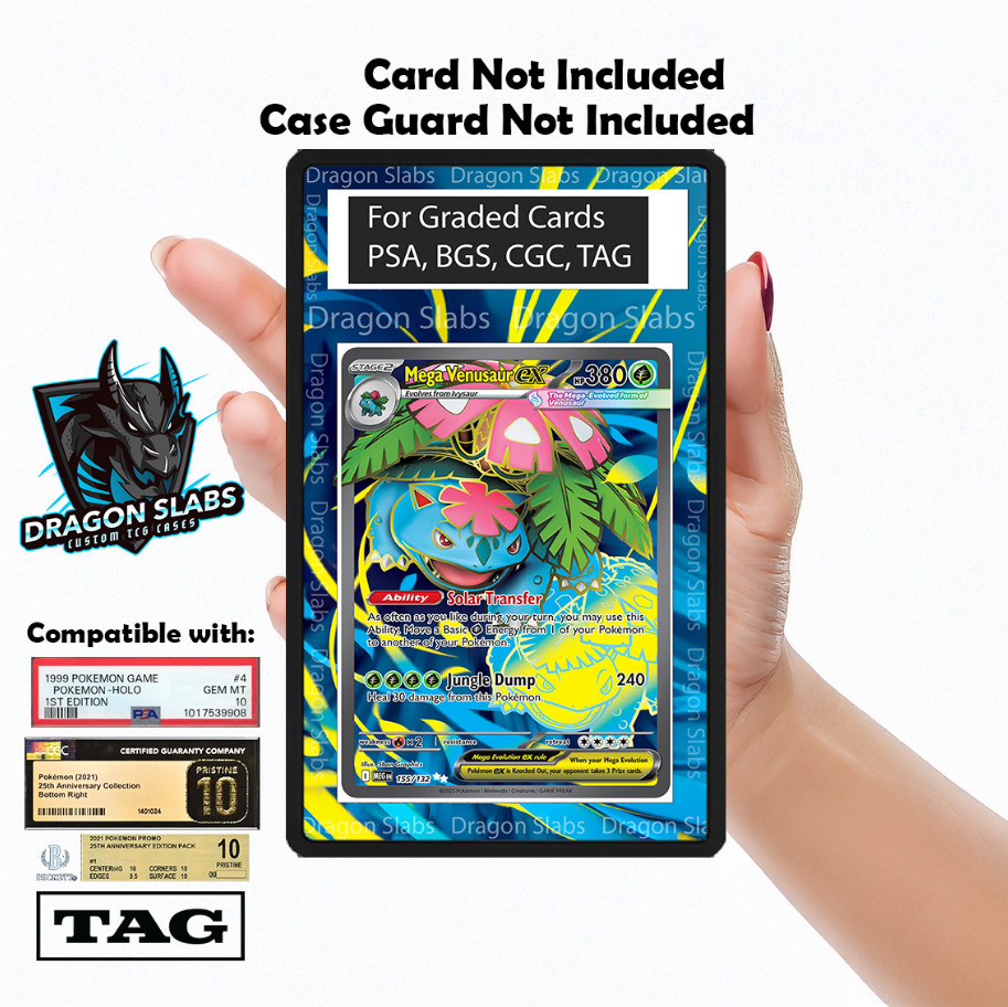 Mega Venusaur EX 155 Mega Evolution PSA BGS CGC TAG Extended Art Pokemon