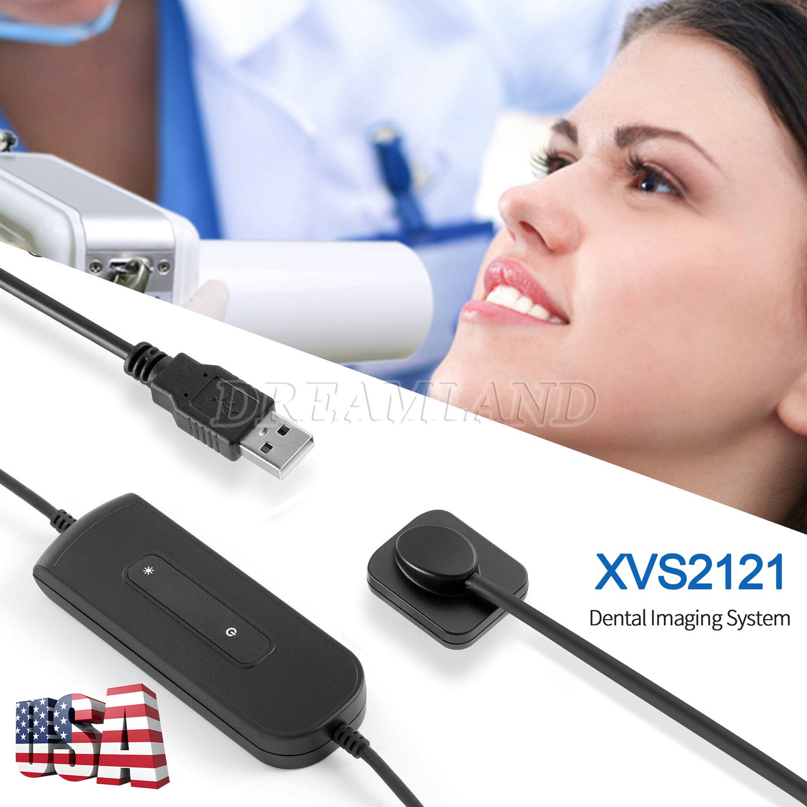 Dental Sensor Radiovisiograph Digital Sensor Intraoral Imaging System HD Image