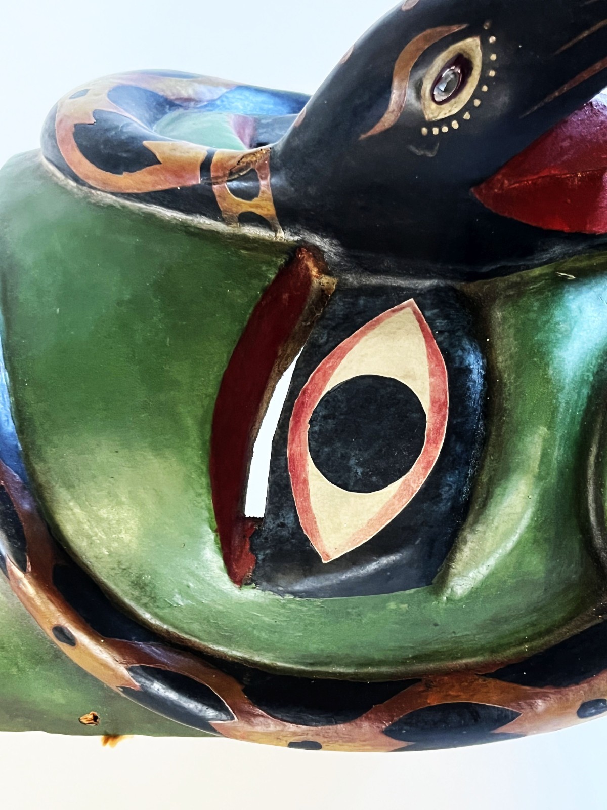 VICTORIANO SALGADO URUAPAN MICHOACAN XL 11" FECUNDIDAD FERTILITY WOOD MAQUE MASK