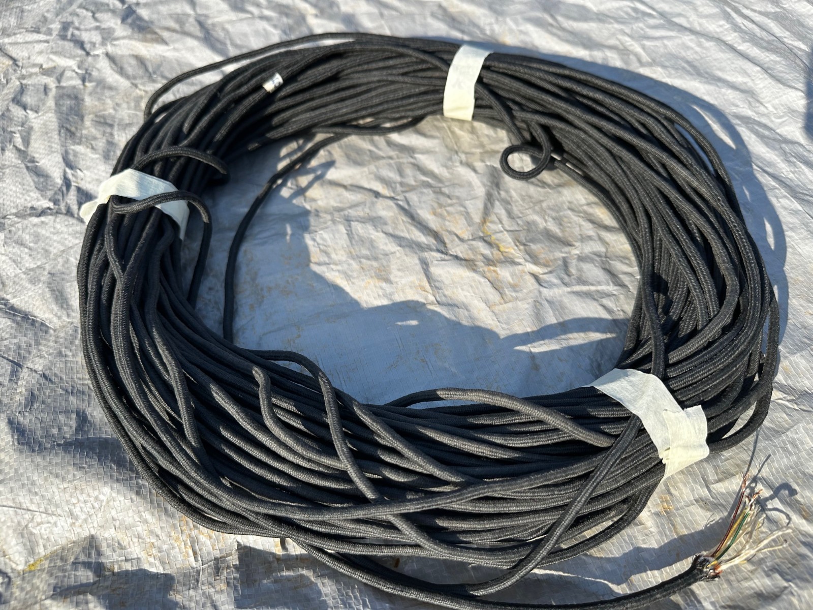 1 meter Siemens 1930s 4-Core Fabric Cable 22AWG Copper Berlin Rare