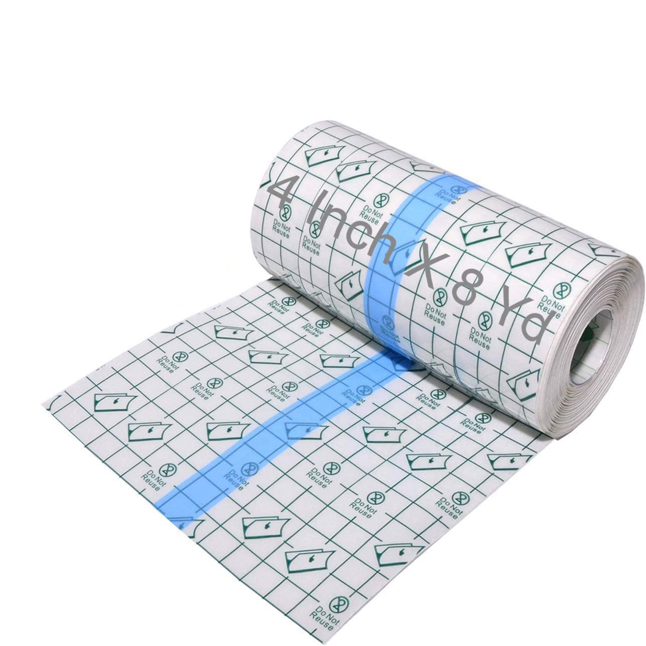 Tattoo Aftercare Bandage Roll 4" x 8 Yard - Second Skin Transparent Repair Adhes