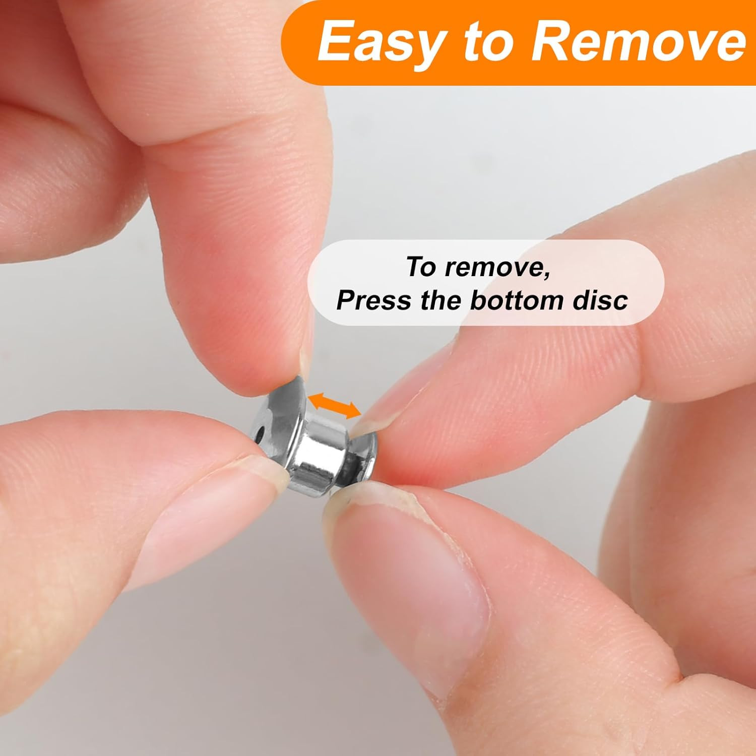 50 Pcs Metal Locking Pin Backs Pin Keepers Clasp Pin Backs Lockung Buckles