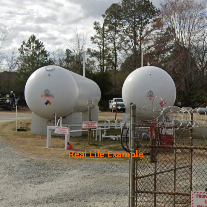 N Scale 2 Large Propane Tanks