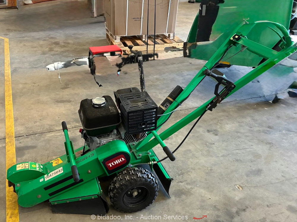2021 Toro SGR-13 9.5'' Self Propelled Walk Behind Stump Grinder Honda bidadoo