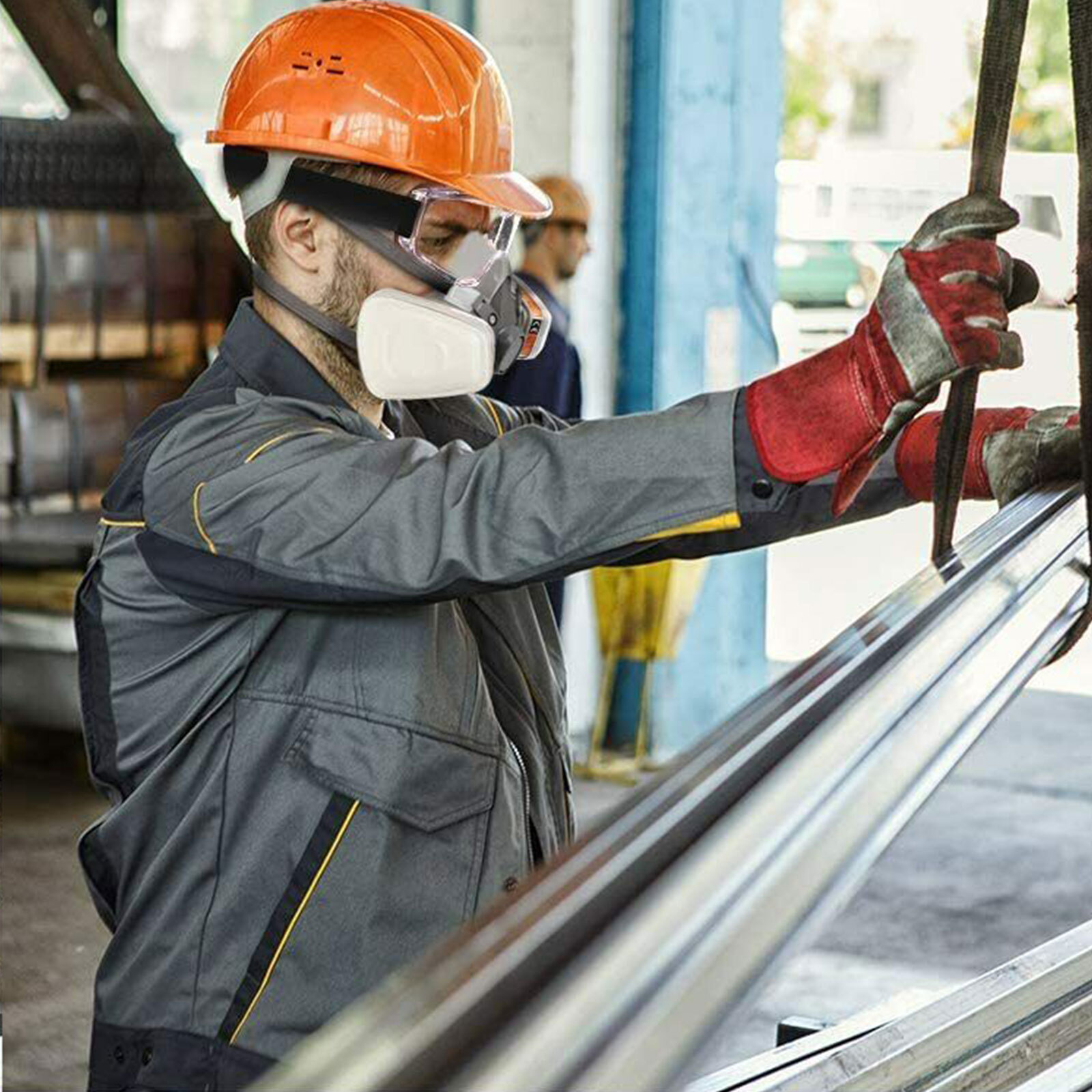 Head Harness Strap Assembly for 6200/6000/6100 Series Half Face Masks Respirator