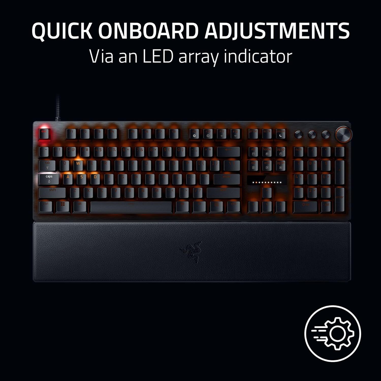 Razer Huntsman V3 Pro Wired Analog Optical Esports Keyboard Certified Refurb