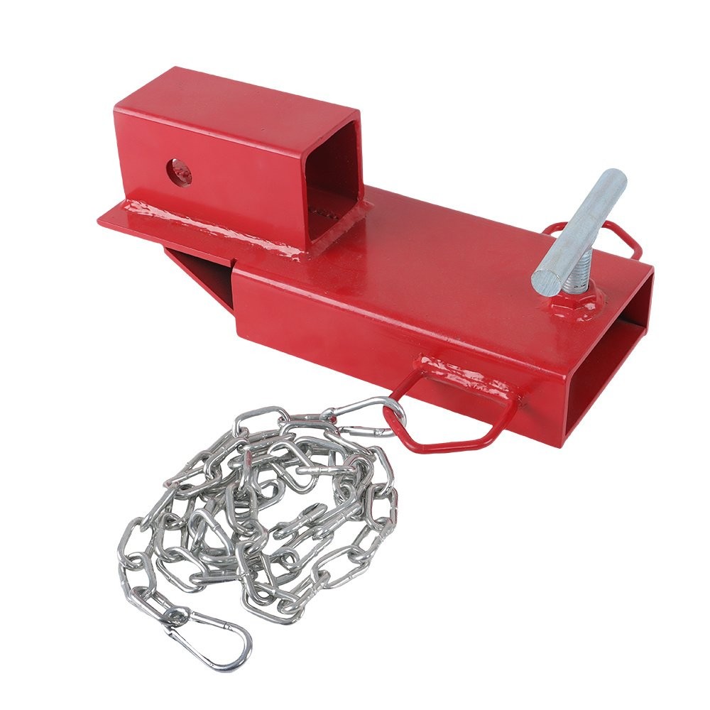 2 inch Clamp On Forklift Hitch Receiver Pallet Fork Trailer Towing Adapter