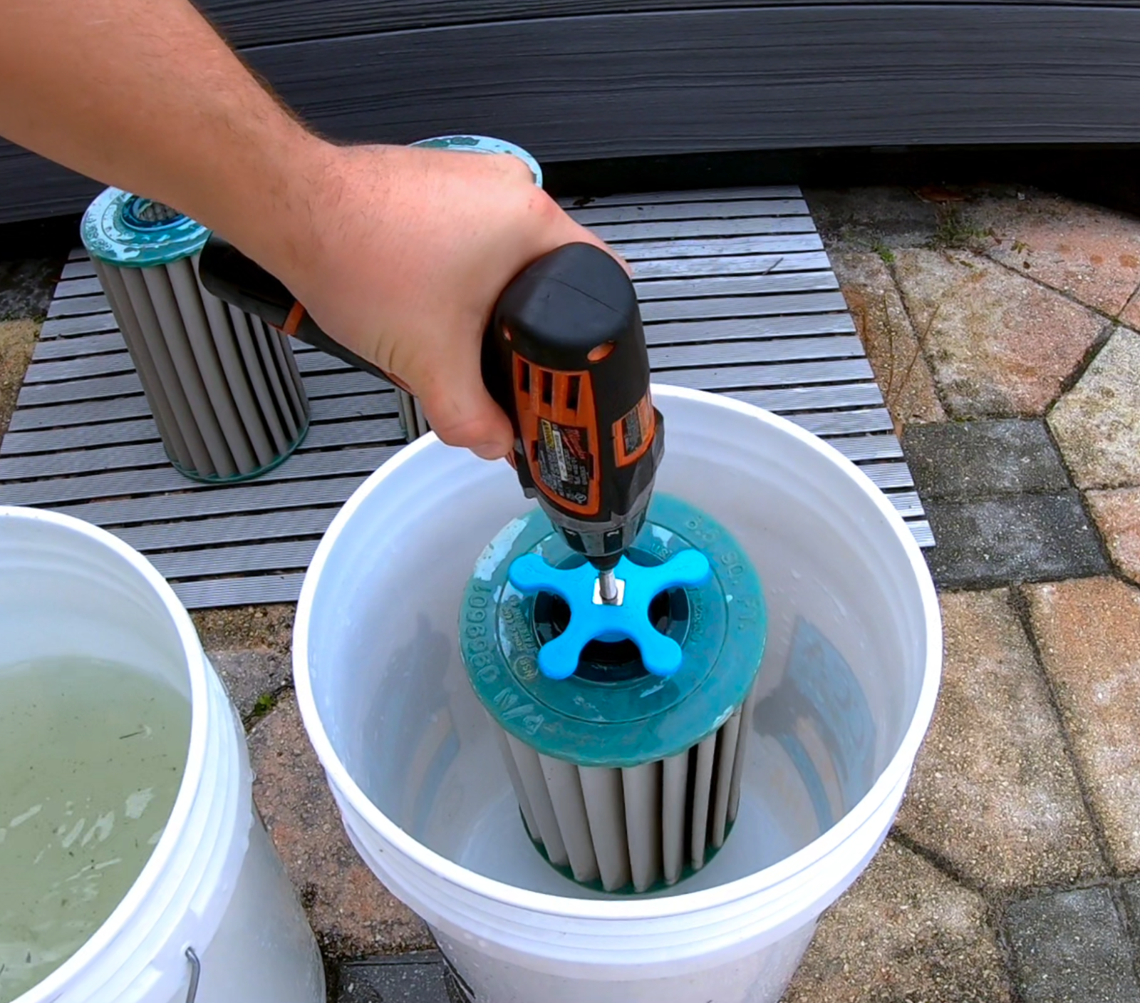 Spa Filter Spinner Drill Attachment - by CoheriTECH