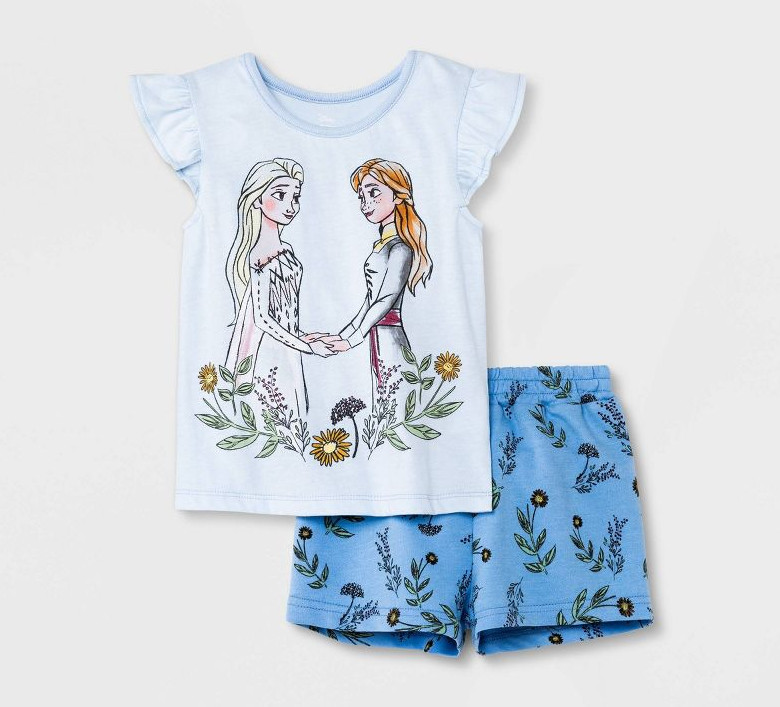 Disney Frozen Toddler Top and Bottom Set Size 3T Princess A4002