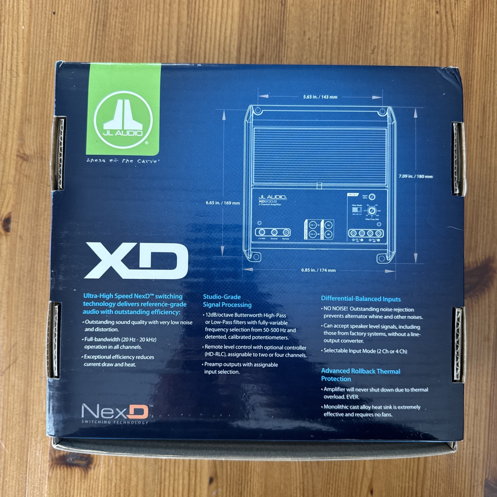 JL AUDIO XD-Serie 2CH AMP XD200/2