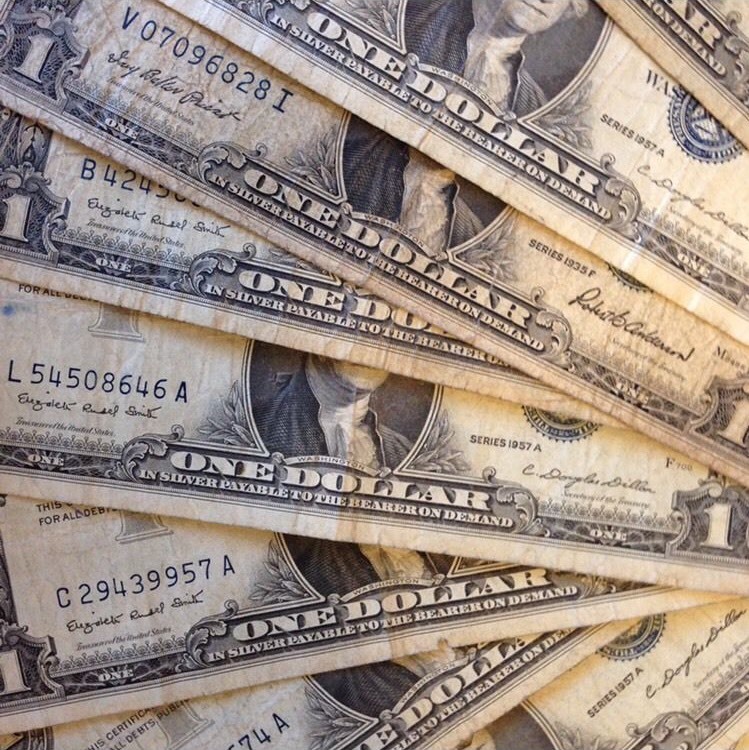 ✯1923-1957 One Dollar Note ✯ $1 Silver Certificate G-AU ✯ Bill Blue US Currency✯