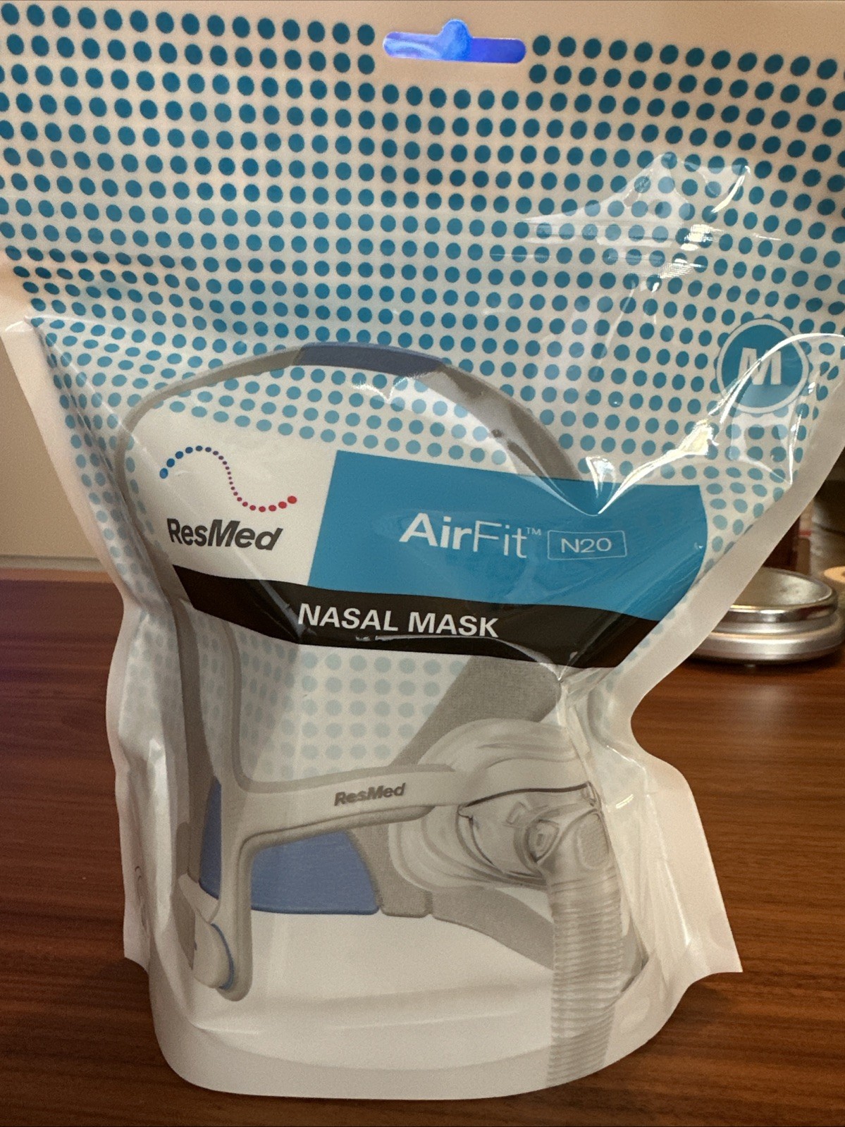 New Res-Med Airfit N20 Medium Cushion Strap Frame SYS #63501