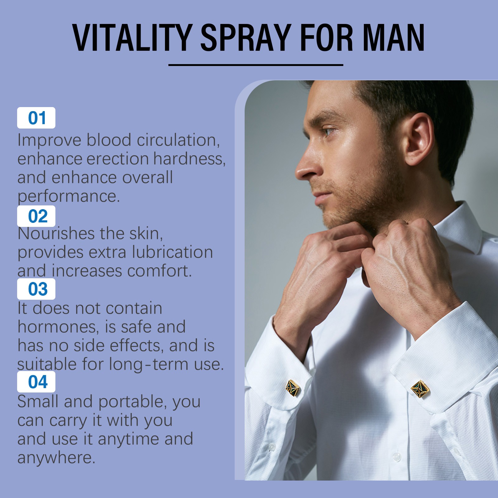 Male Enhancement Spray Delay Stamina Endurance Boost for Men