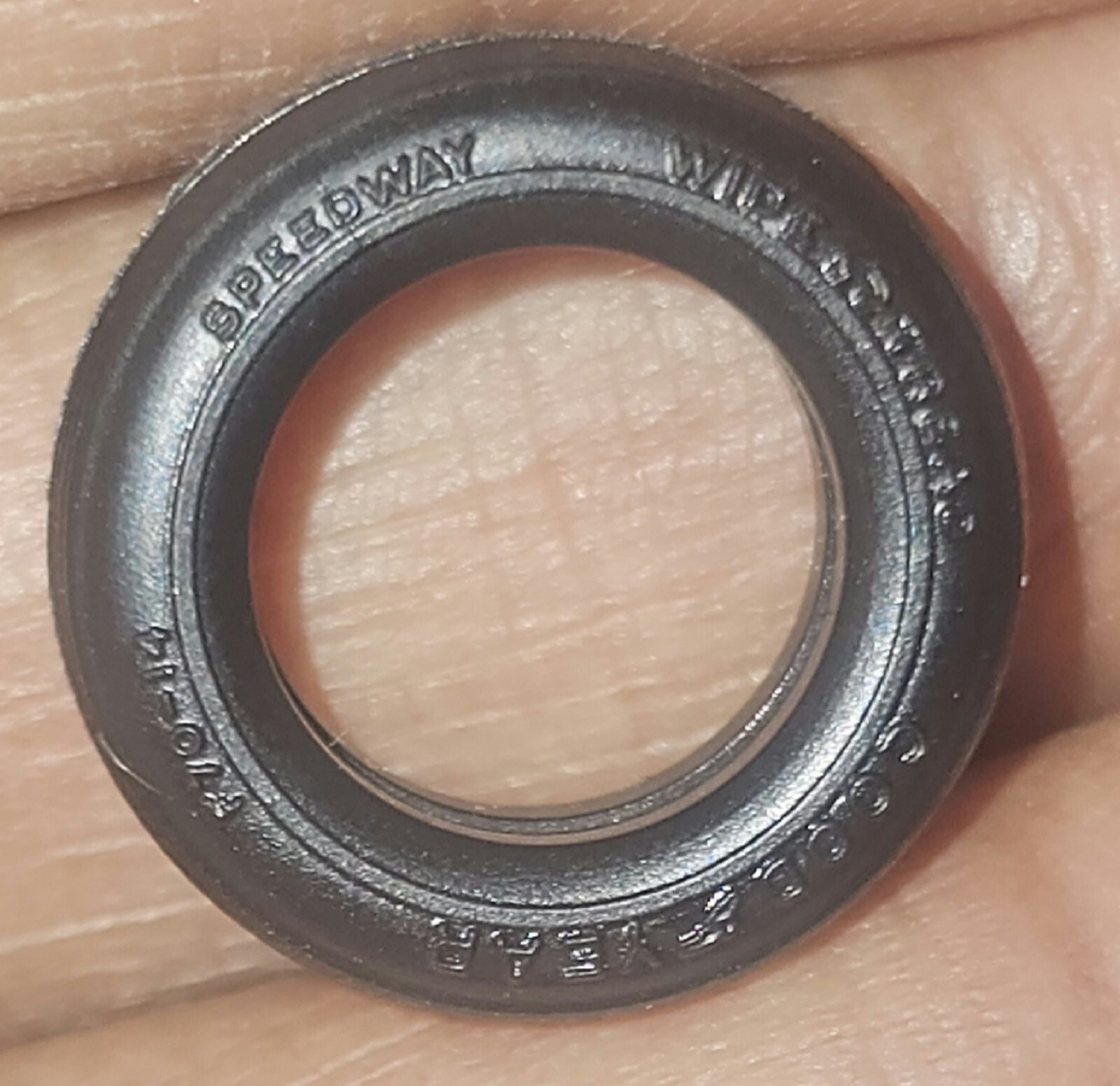 12Pcs Good Year Model Car Rubber Tire 1:43 Scale F70-14 Speedway Wide Tread