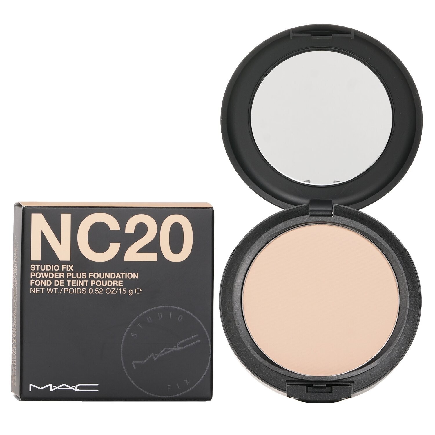 ORIGINAL FORMULA NC20 MAC STUDIO FIX POWDER PLUS FOUNDATION COMPACT .52OZ/15G